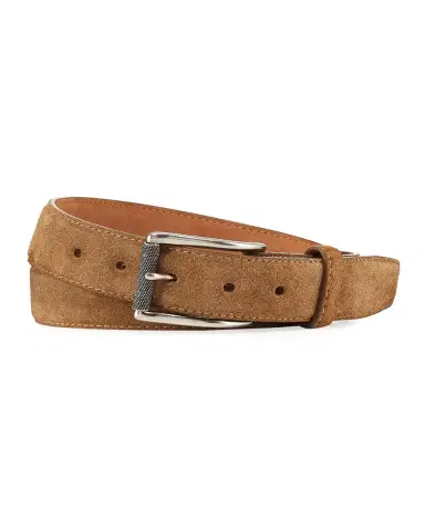 W. Kleinberg Men's Suede Belt | Thumbnail 3