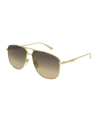 Gucci Metal Pilot Sunglasses, Gold | Thumbnail 1