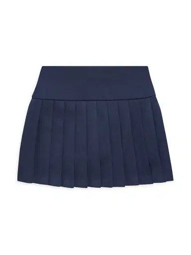 Polo Ralph Lauren Little Girl's & Girl's Pleated Ponte Skirt - Navy | Thumbnail 3