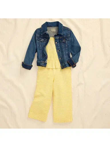 Polo Ralph Lauren Little Girl's & Girl's Denim Trucker Jacket | Thumbnail 7