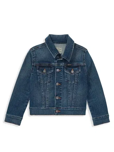 Polo Ralph Lauren Little Girl's & Girl's Denim Trucker Jacket | Thumbnail 1