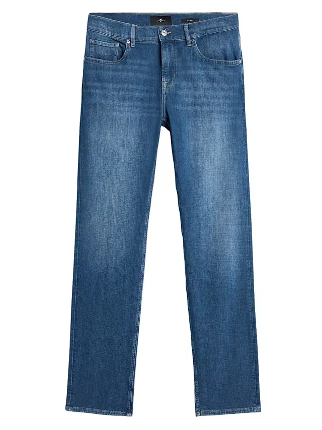 7 For All Mankind Men's Slimmy Mid-Rise Jeans - Fisherman