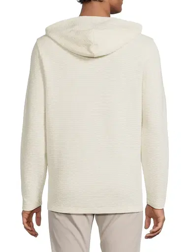 Vince Men's Double-Face Hoodie - Baja Sand Natural - Size XL | Thumbnail 5 Vince Men's Double-Face Hoodie - Baja Sand Natural - Size XL | Thumbnail 5