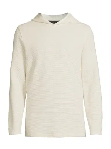 Vince Men's Double-Face Hoodie - Baja Sand Natural - Size XL | Thumbnail 1 Vince Men's Double-Face Hoodie - Baja Sand Natural - Size XL | Thumbnail 1
