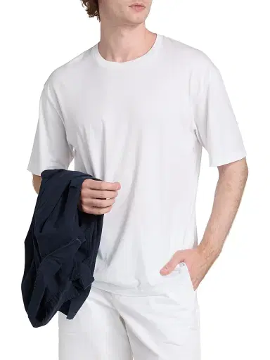 Frame Men's Light Cotton T-Shirt - White - Size XXL | Thumbnail 3 Frame Men's Light Cotton T-Shirt - White - Size XXL | Thumbnail 3