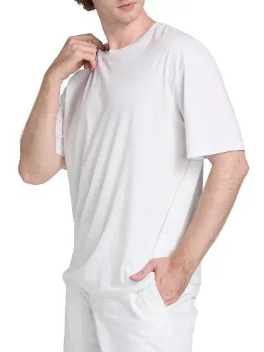 Frame Men's Light Cotton T-Shirt - White - Size XXL | Thumbnail 4 Frame Men's Light Cotton T-Shirt - White - Size XXL | Thumbnail 4