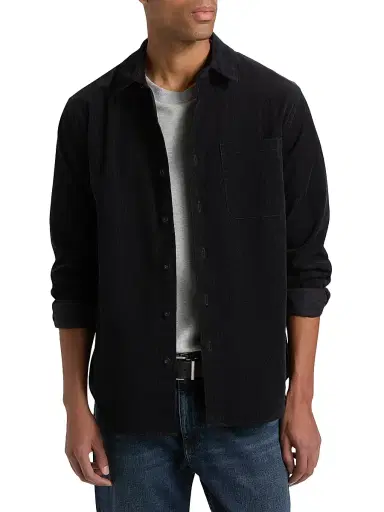 Vince Men's Cotton Corduroy Shirt - Coastal | Thumbnail 3