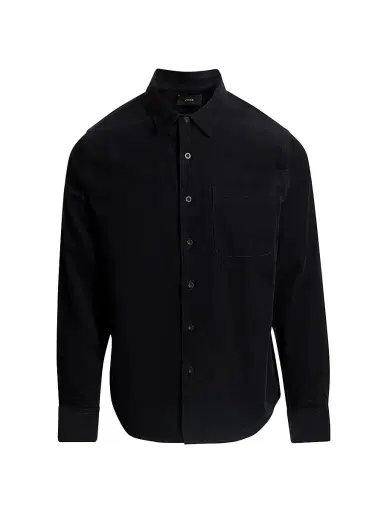 Vince Men's Cotton Corduroy Shirt - Coastal | Thumbnail 1