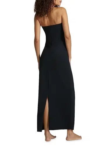 Commando Women's Classic Strapless Maxi Slipdress - Black - Size Medium | Thumbnail 3