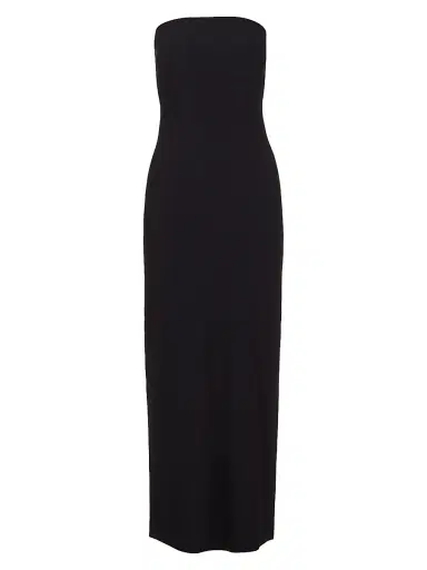 Commando Women's Classic Strapless Maxi Slipdress - Black - Size Medium | Thumbnail 1