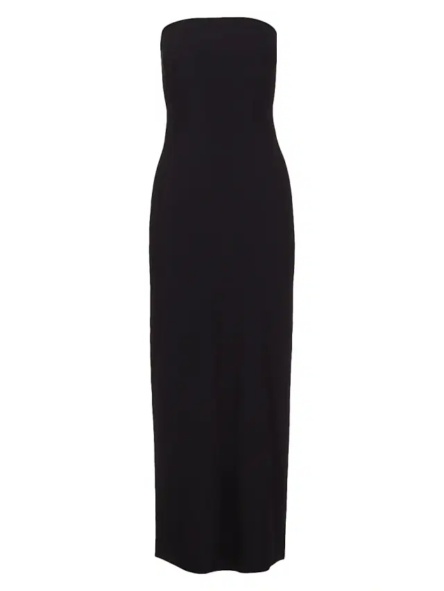 Commando Women's Classic Strapless Maxi Slipdress - Black