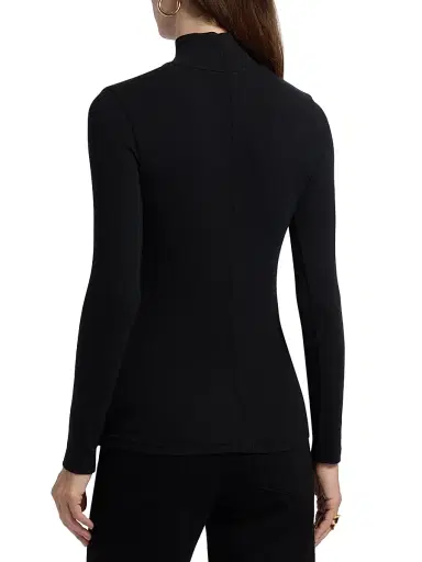 Frame Women's Fine Rib-Knit Turtleneck | Thumbnail 5 Frame Women's Fine Rib-Knit Turtleneck | Thumbnail 5