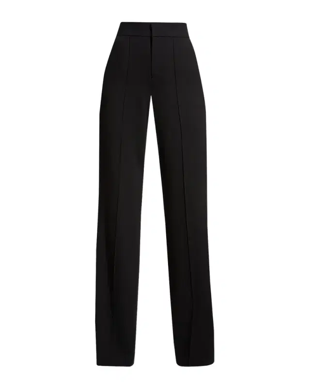 ALICE + OLIVIA Dylan High-Waist Wide-Leg Pants
