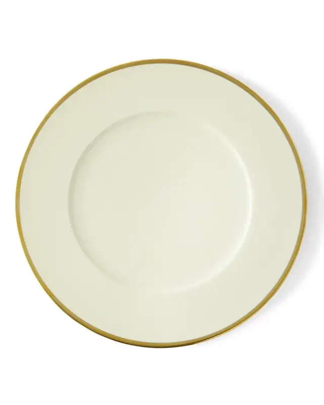 Anna Weatherley Porcelain and 24k Gold Charger