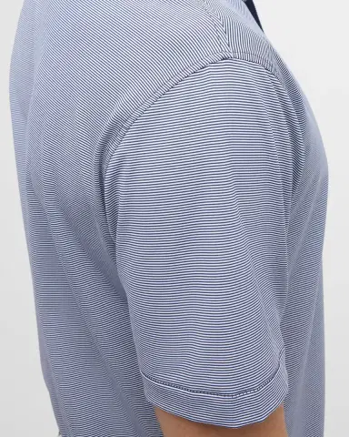 Peter Millar Men's Jubilee Stripe Stretch-Jersey Polo Shirt | Thumbnail 7