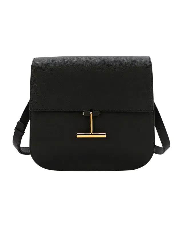 TOM FORD Tara Mini Shoulder Bag in Grained Leather