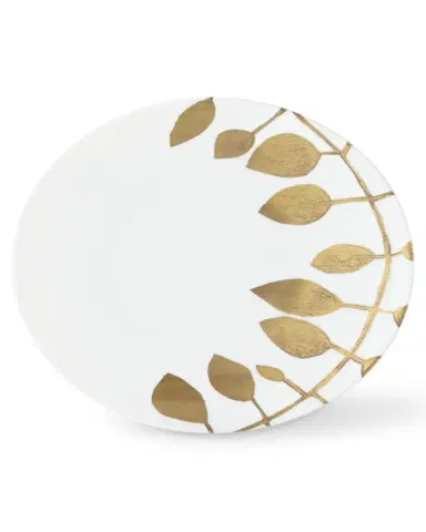 Haviland & Parlon Daphne White Gold-Leaf Dinner Plate | Thumbnail 2