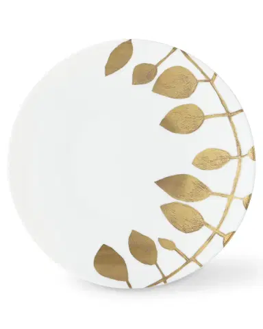 Haviland & Parlon Daphne White Gold-Leaf Dinner Plate | Thumbnail 1