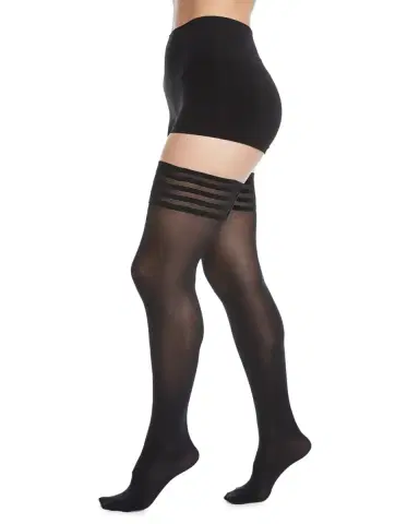 Wolford Velvet De Luxe Stay-Up Thigh Highs Stockings | Thumbnail 2 Wolford Velvet De Luxe Stay-Up Thigh Highs Stockings | Thumbnail 2