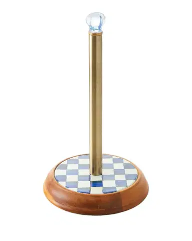 MacKenzie-Childs Royal Check Paper Towel Holder | Thumbnail 1 MacKenzie-Childs Royal Check Paper Towel Holder | Thumbnail 1