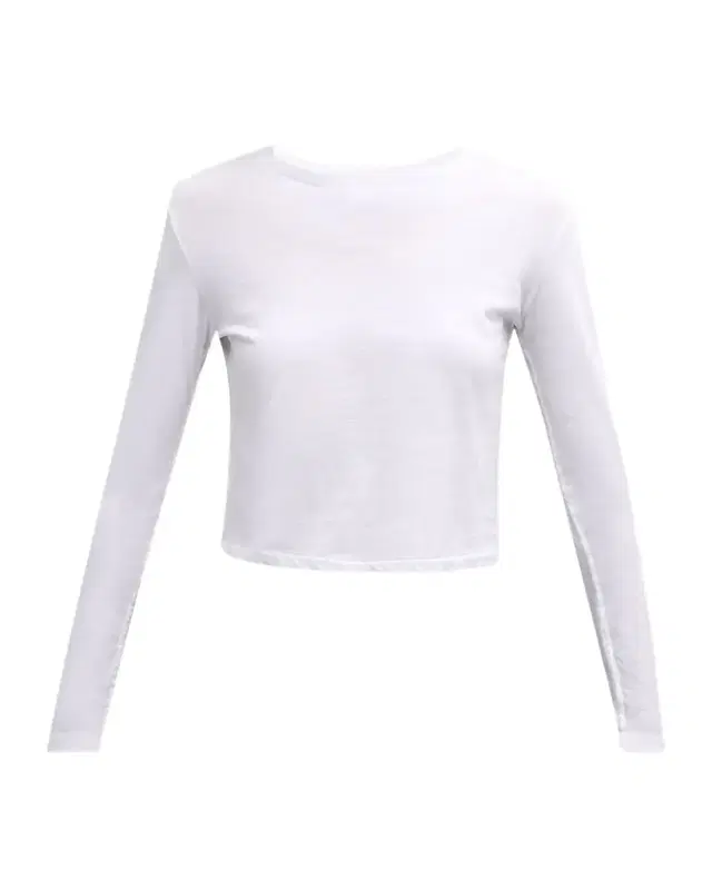 AMO Denim Babe Cropped Long-Sleeve Cotton Tee