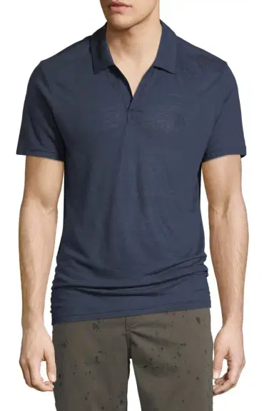 Vilebrequin Men's Pyramid Linen Polo Shirt | Thumbnail 3