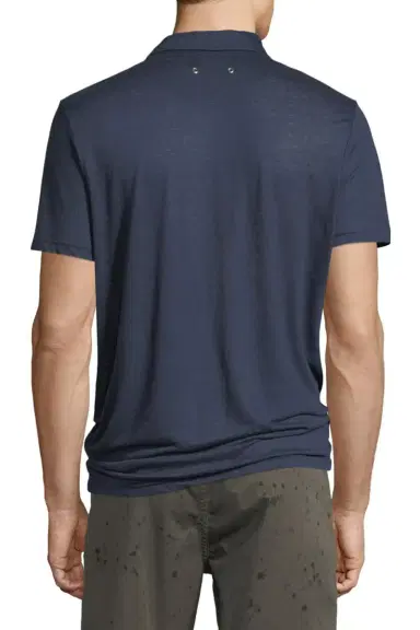 Vilebrequin Men's Pyramid Linen Polo Shirt | Thumbnail 4