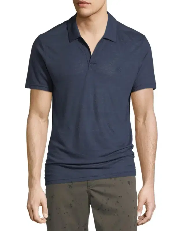 Vilebrequin Men's Pyramid Linen Polo Shirt