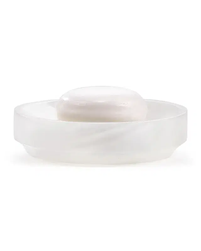 Labrazel Hielo White Onyx Soap Dish