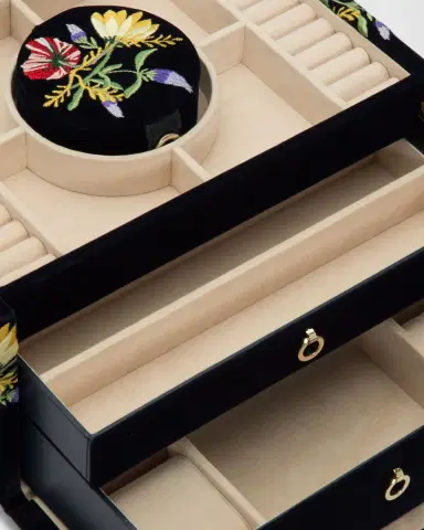 Wolf Zoe Medium Jewelry Box | Thumbnail 3