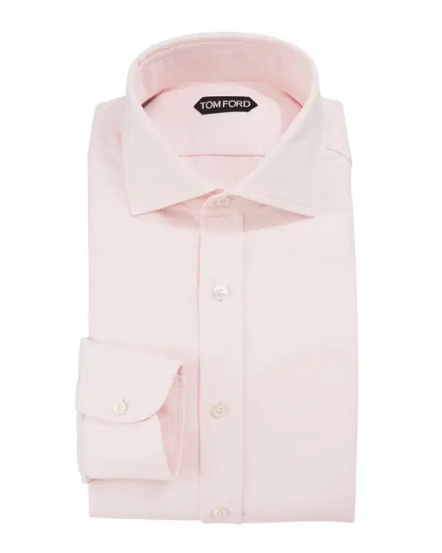 TOM FORD Men 's Long-Sleeve Solid Dress Shirt