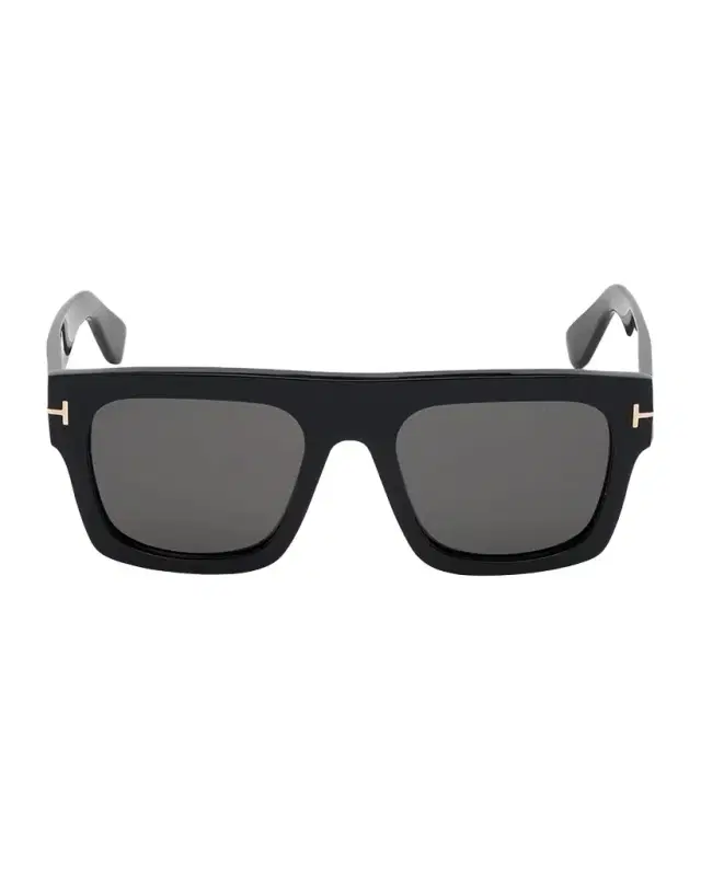 TOM FORD Men 's Fausto Thick Acetate Sunglasses