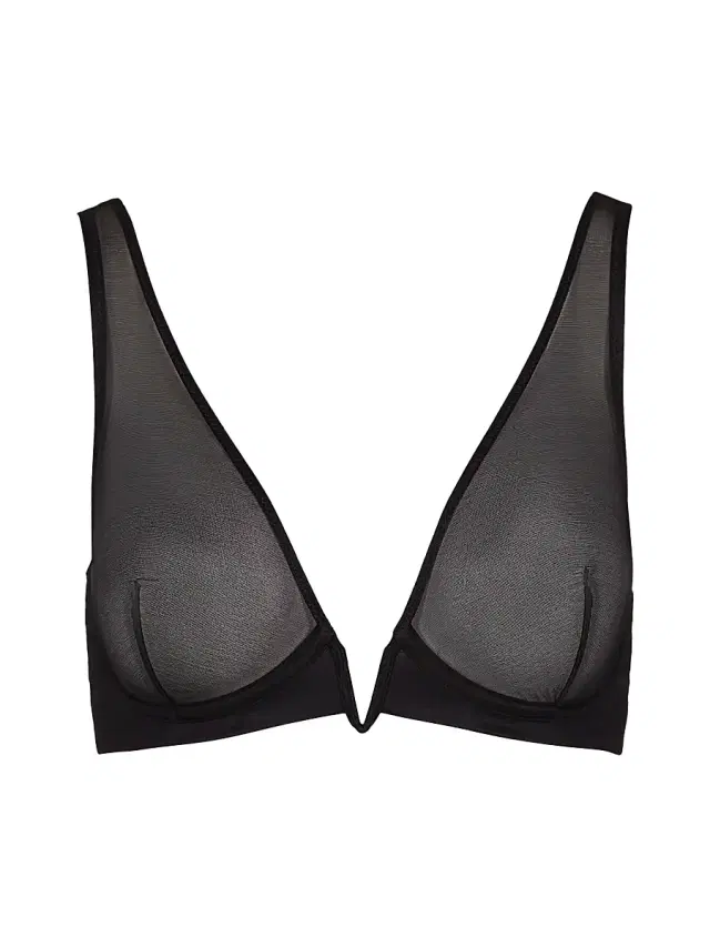 Commando Women's Chic Mesh Underwire Bra - Black
