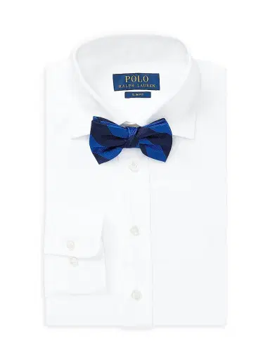 Polo Ralph Lauren Little Boy's & Boy's Broadcloth Long-Sleeve Dress Shirt - White - Size 2 | Thumbnail 2