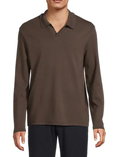 Vince Men's Milano Johnny Collar Shirt - Mission - Size XXL | Thumbnail 3