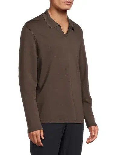 Vince Men's Milano Johnny Collar Shirt - Mission - Size XXL | Thumbnail 4
