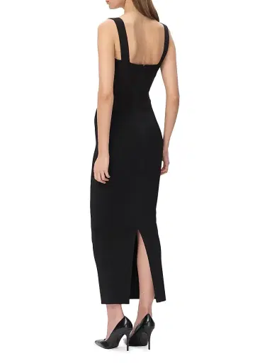 Hervé Léger Women's The Alessia Stretch-Crepe Cut-Out Gown - Black - Size XS | Thumbnail 5