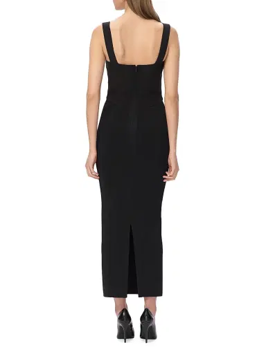 Hervé Léger Women's The Alessia Stretch-Crepe Cut-Out Gown - Black - Size XS | Thumbnail 6
