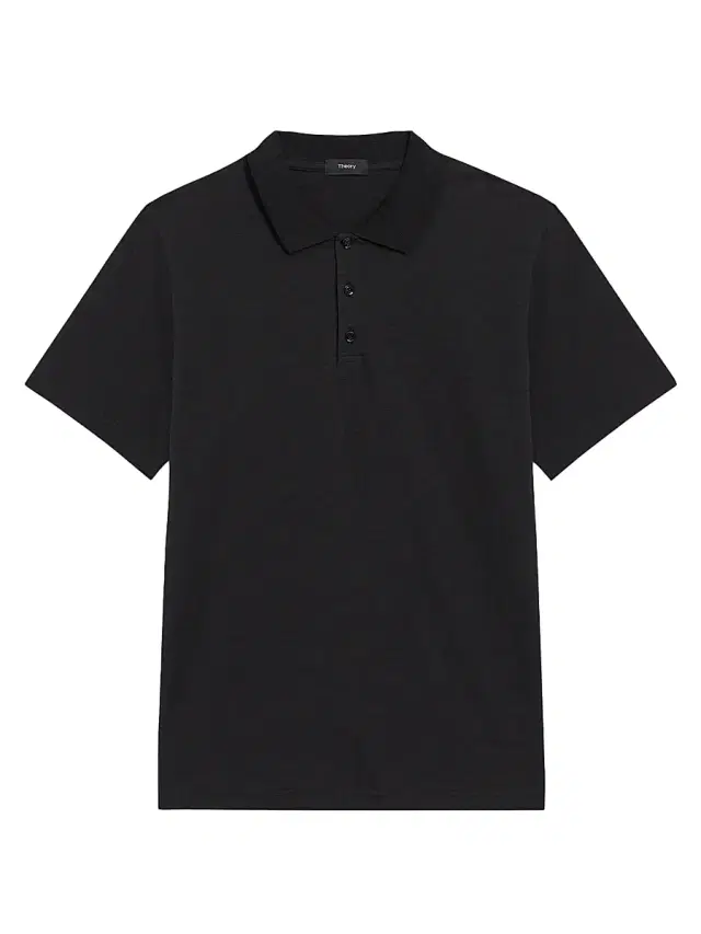 Theory Men's Bron Cotton Polo Shirt - Black