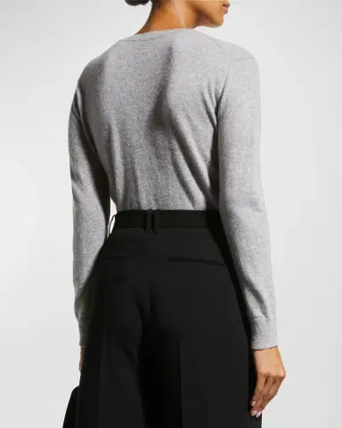 Vince Weekend V-Neck Cashmere Pullover Sweater | Thumbnail 3