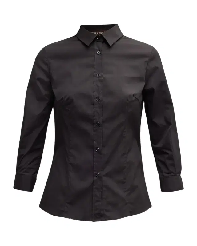 Classic Cotton Button-Front Shirt