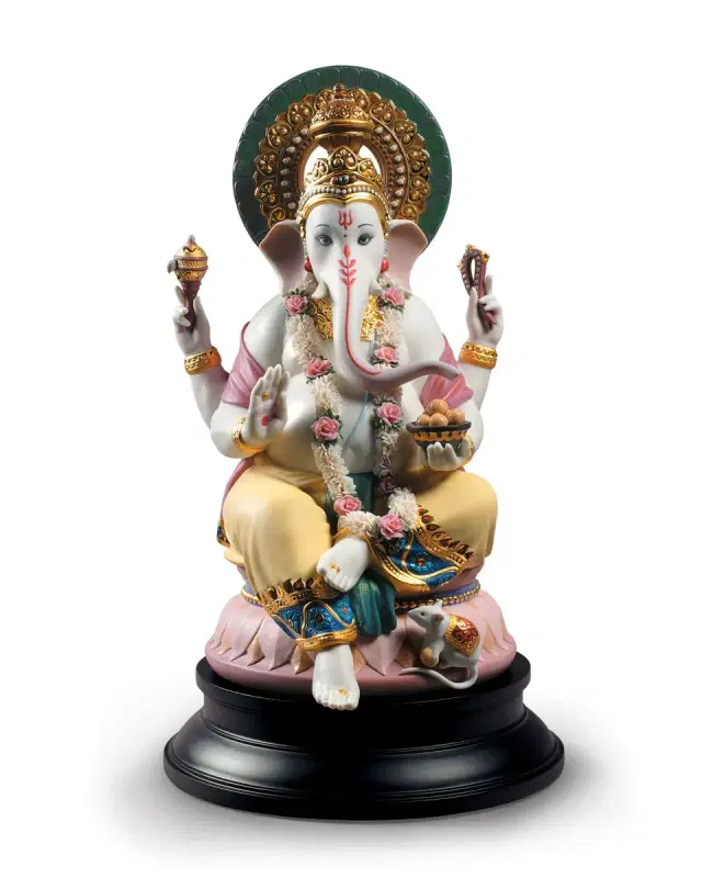 Lladro Lord Ganesha Figurine