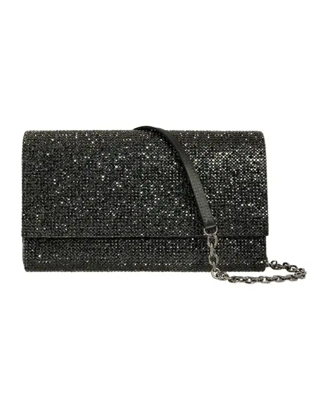 Judith Leiber Couture Fizzoni Full-Beaded Clutch Bag