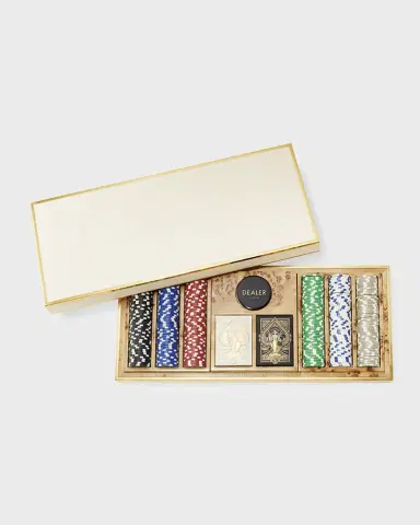 AERIN Faux Shagreen Poker Set | Thumbnail 3