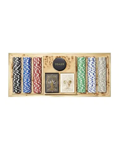 AERIN Faux Shagreen Poker Set | Thumbnail 1