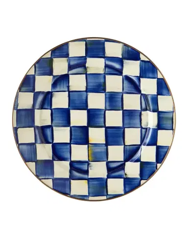MacKenzie-Childs Royal Check Charger Plate | Thumbnail 1