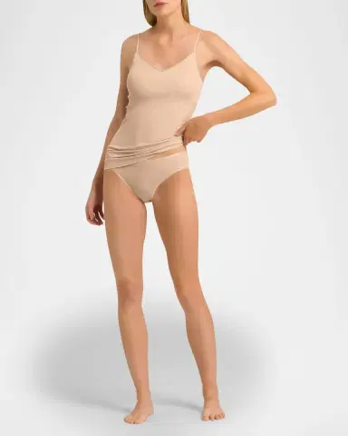 Hanro Cotton Seamless High-Leg Briefs | Thumbnail 2 Hanro Cotton Seamless High-Leg Briefs | Thumbnail 2