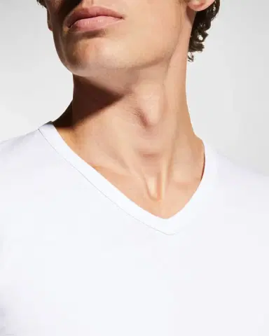 Neiman Marcus Men's 3-Pack Cotton Stretch T-Shirts | Thumbnail 5