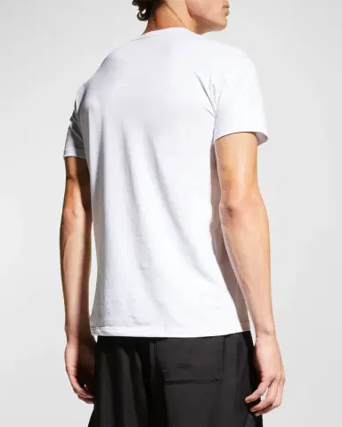 Neiman Marcus Men's 3-Pack Cotton Stretch T-Shirts | Thumbnail 6
