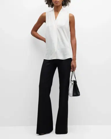Kobi Halperin Mila Silk-Stretch Sleeveless Top | Thumbnail 2